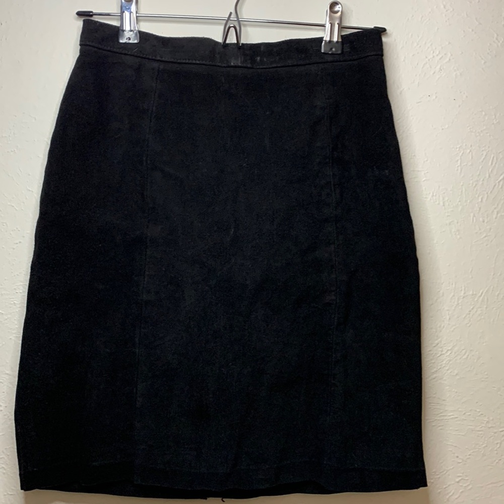 Vintage 100% Leather Skirt